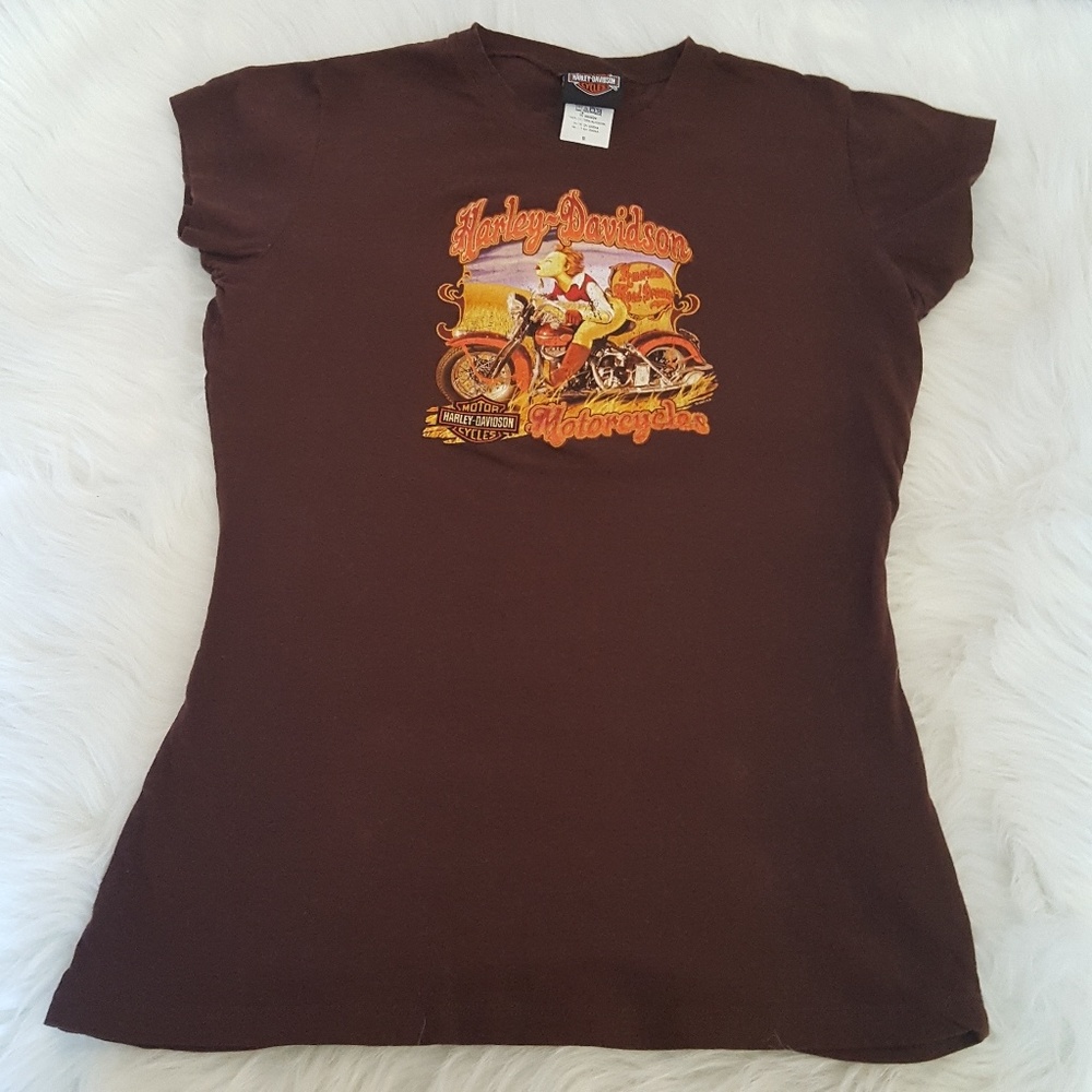 Harley Davidson Las Vegas NV Fitted T Shirt Medium